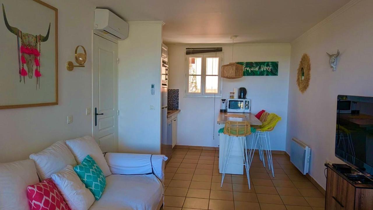 Les Restanques 2150 Vue Mer 그리모 외부 사진